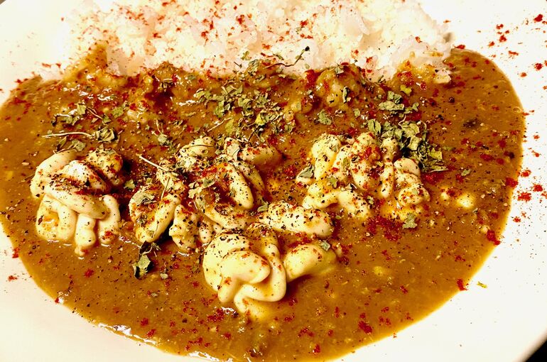 麻婆白子カレー