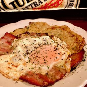 Boxty with Bacon & Egg