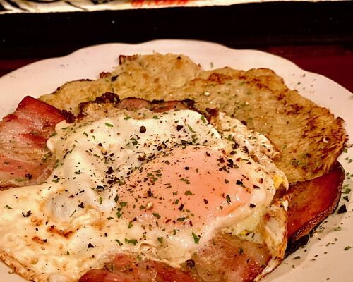 Boxty with Bacon & Egg