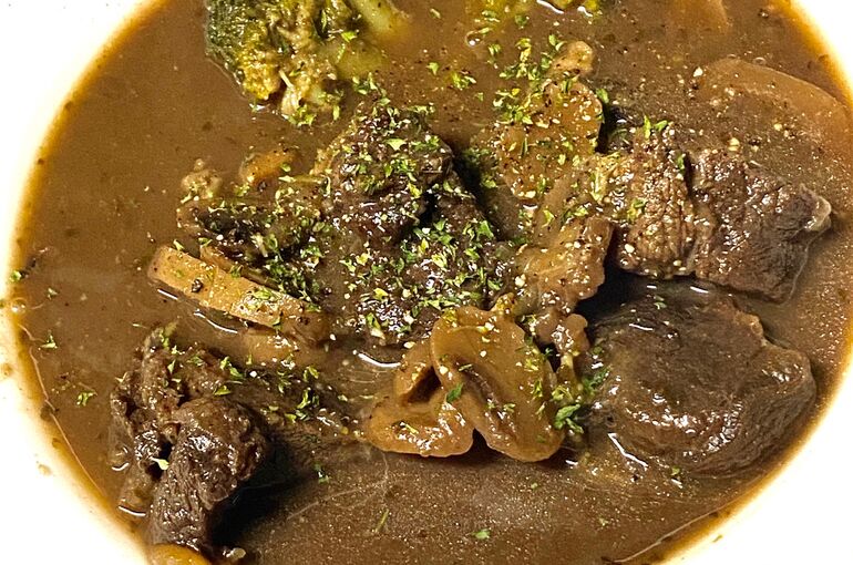 boar guinness stew